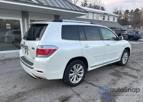 2012 Toyota Highlander Hybrid Limited V6 from USA, damaged, VIN JTEDC3EH7C2007041